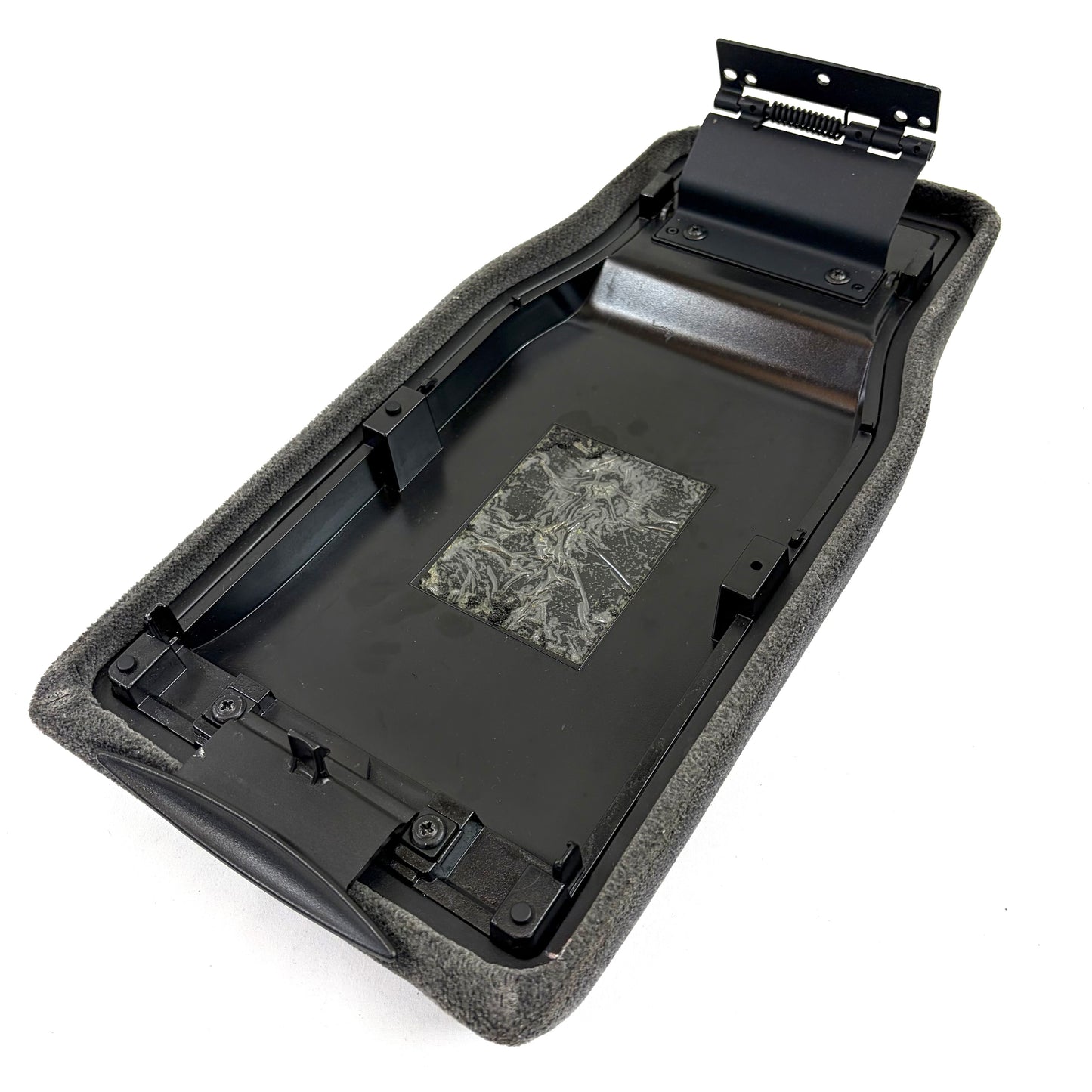 2006-2013 Chevy Impala Center Console Lid Dark Gray Cloth Armrest Storage