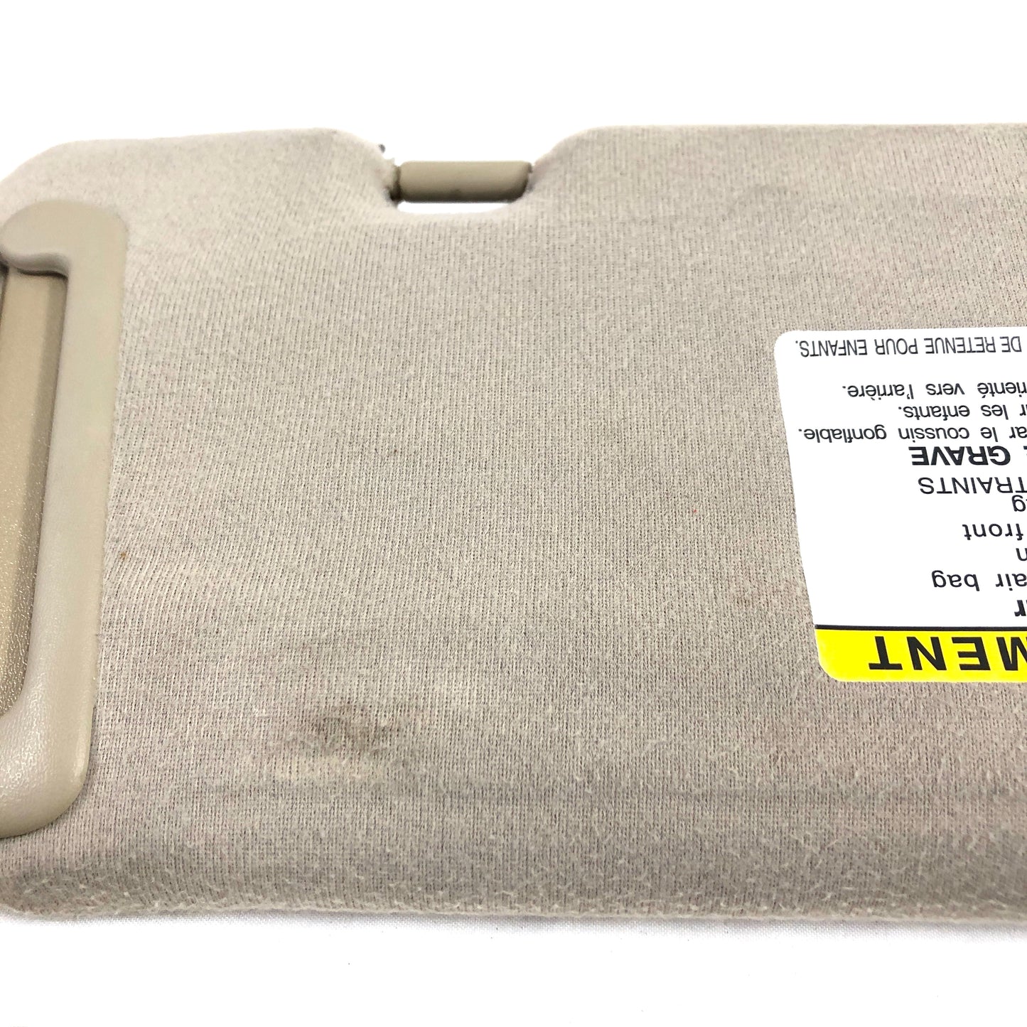 1999-2003 Toyota Solara Sun Visors Pair Driver Passenger Pair Beige Tan W/ Lights OEM
