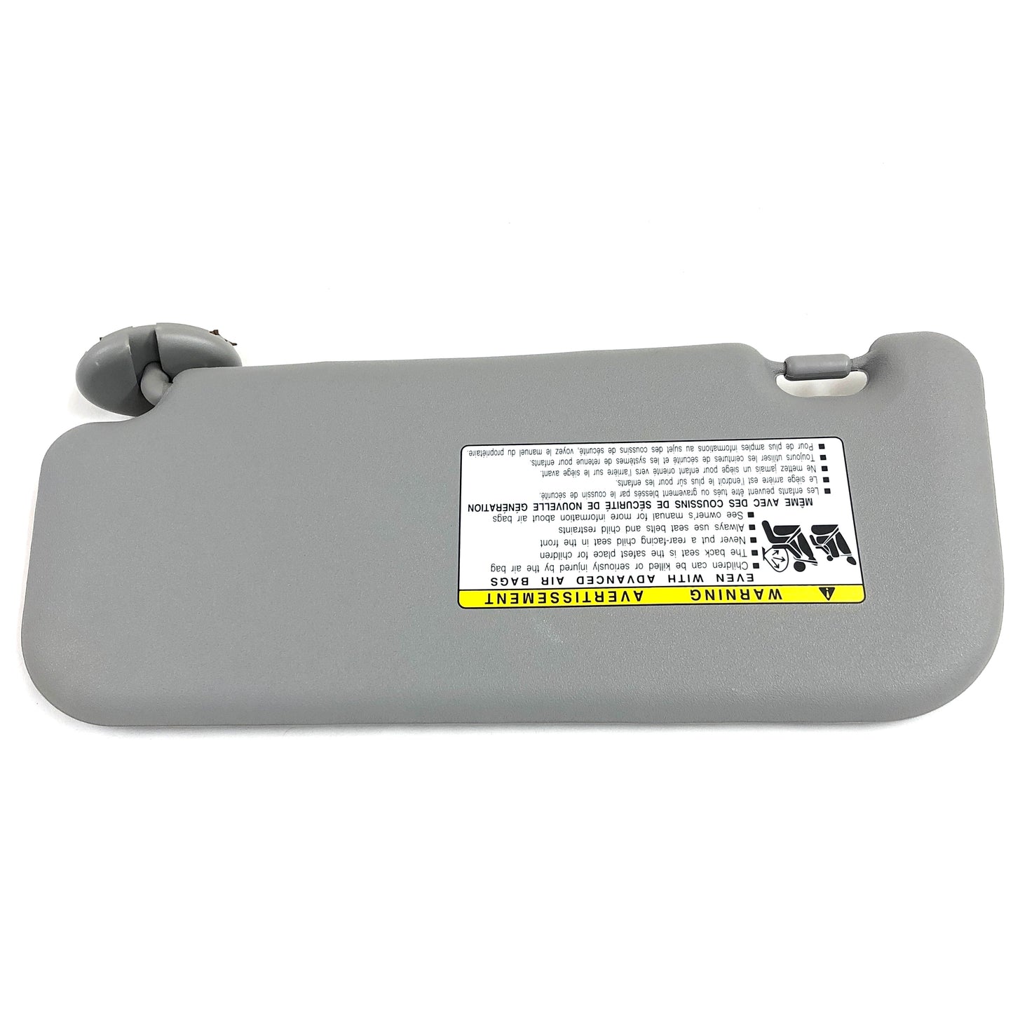 2006-2011 Toyota Yaris Sun Visor GRAY Passenger Right Side Vinyl Shade OEM