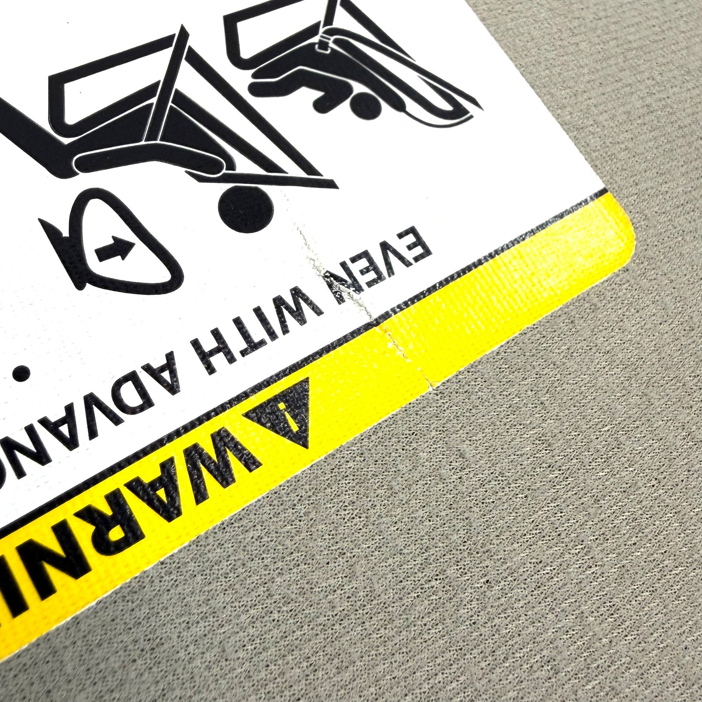 2001-2007 Town & Country Sun Visors Pair Passenger Driver GRAY OEM W/ Lights Dodge Grand Caravan