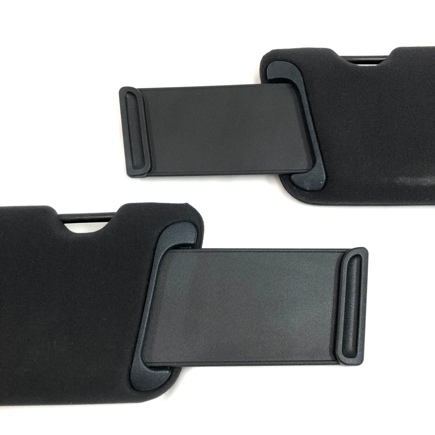 1999-2003 Toyota Solara Convertible Sun Visors Black Pair Passenger Driver