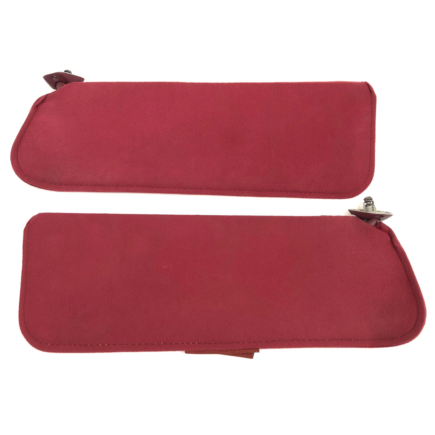 1988-1995 Silverado Sierra Sun Visors Pair Passenger Driver OEM Red Burgundy