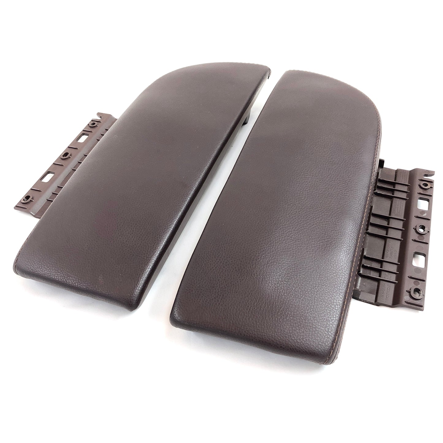 2007-2009 Acura MDX Center Console Lid Paddles Leather Armrest Bordeaux Maroon