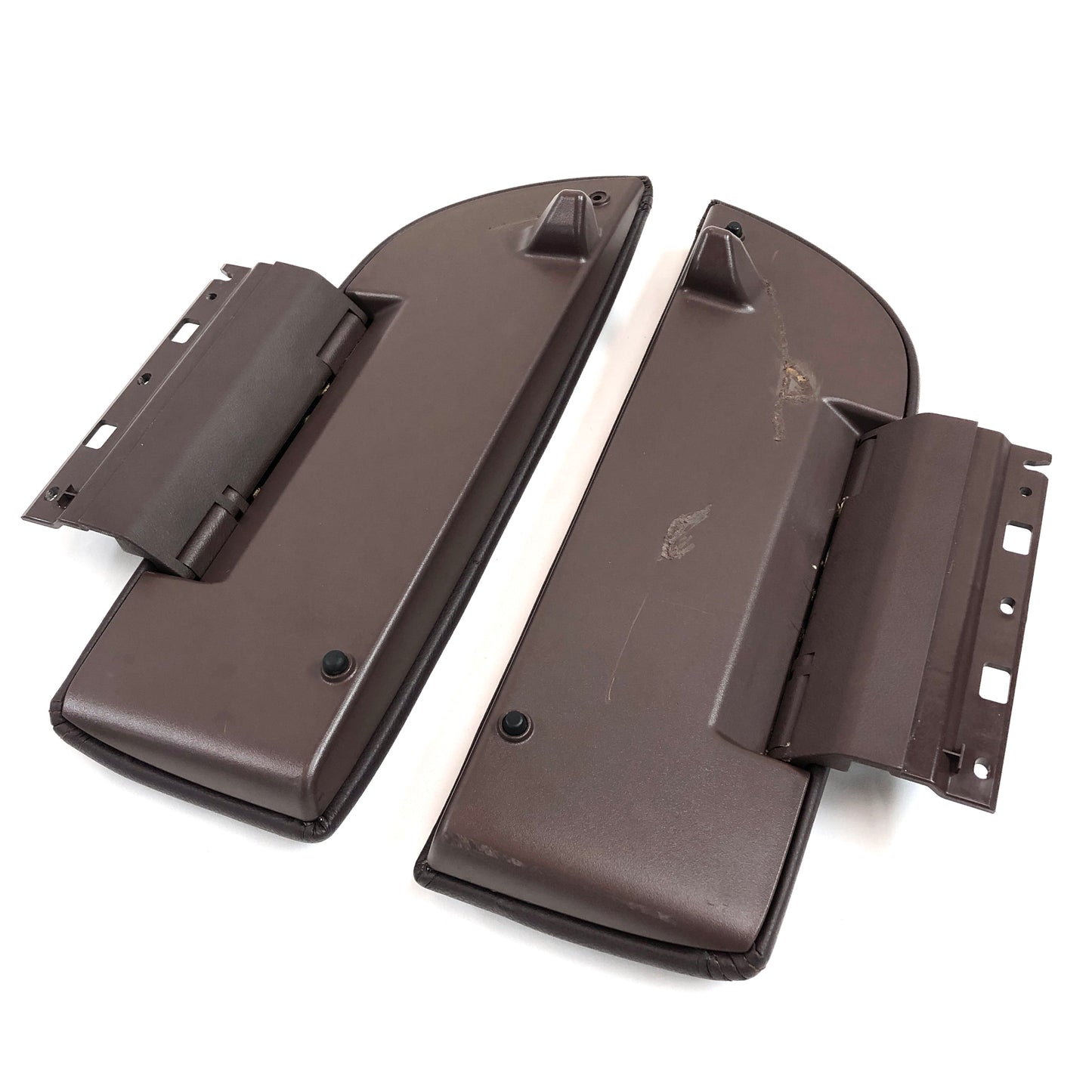 2007-2009 Acura MDX Center Console Lid Paddles Leather Armrest Bordeaux Maroon