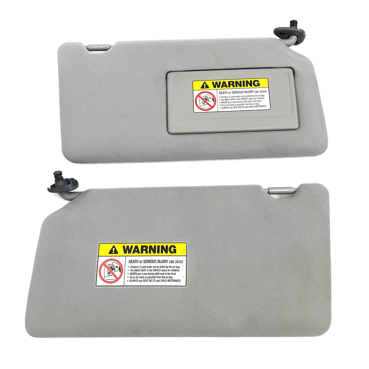2003-2006 Honda Element GRAY Sun Visors OEM Pair Passenger Driver Shades Pair
