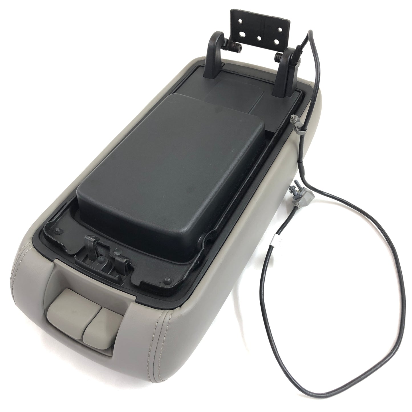 2011-2021 Jeep Grand Cherokee Center Console Lid Armrest Gray Leather OEM Storage W/ USB Port