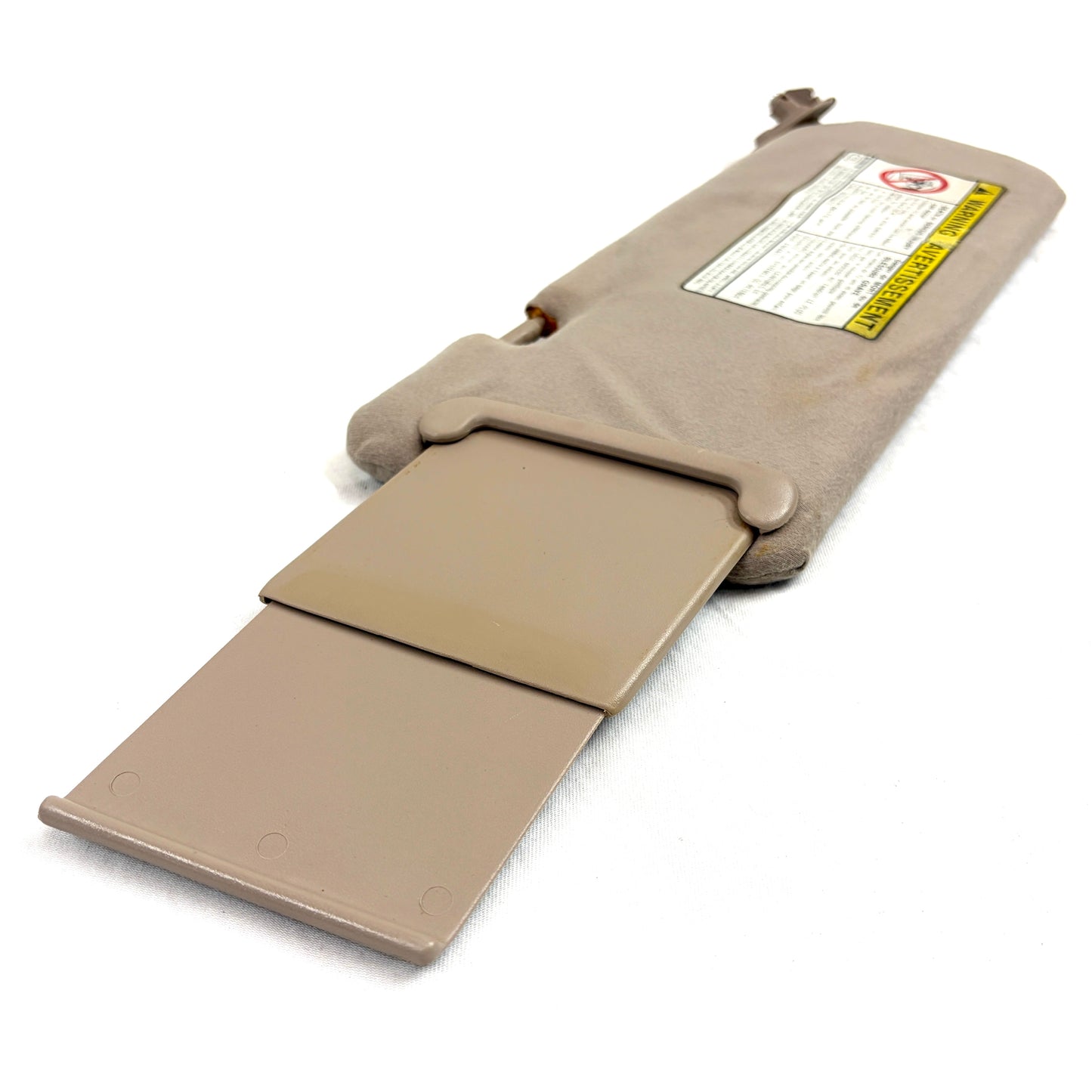 1997-2001 Toyota Camry Sun Visor Driver Left Side Shade Cloth OEM Tan Beige Brown