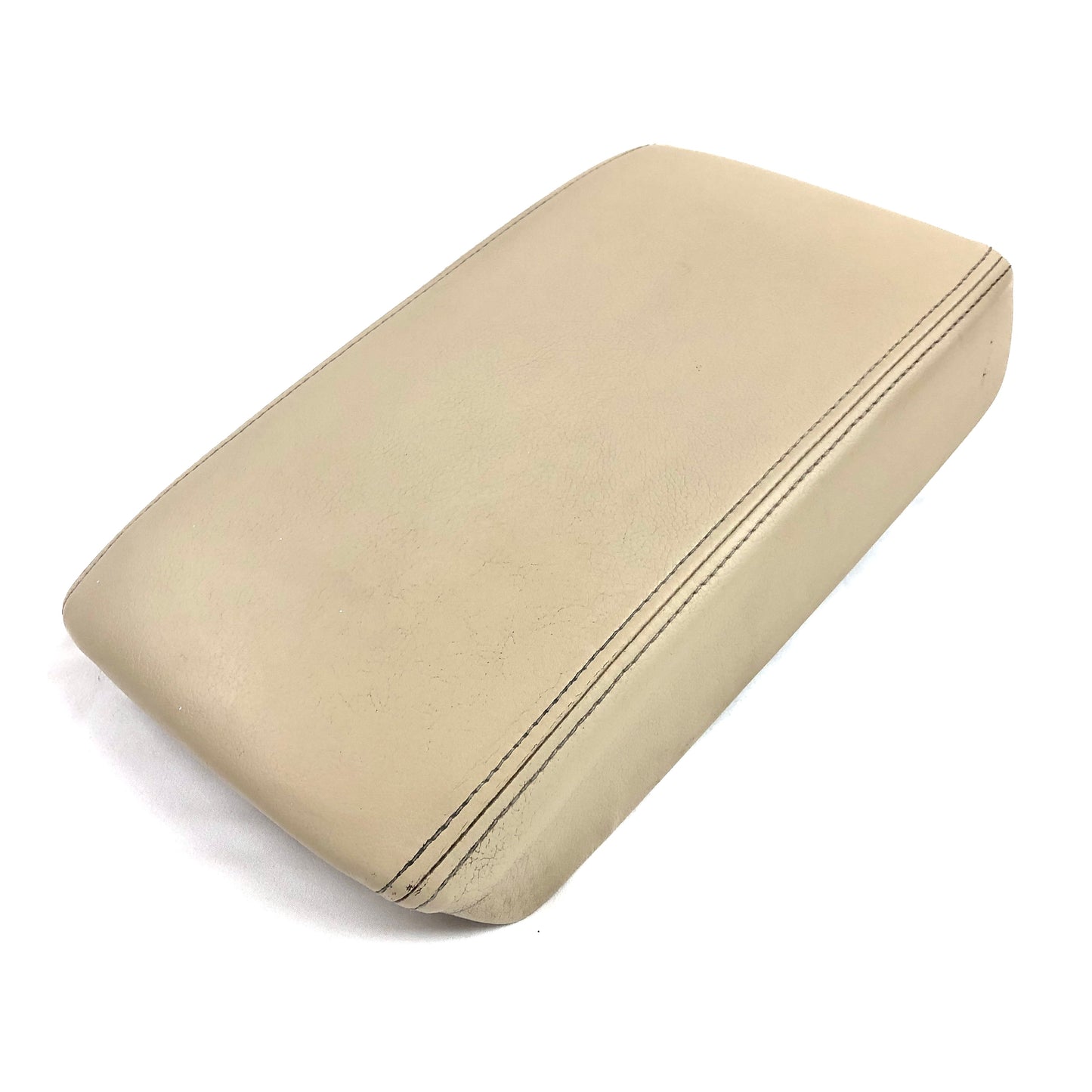 2009-2014 Acura TSX Center Console Lid Beige Tan Leather OEM Armrest W/ Slider