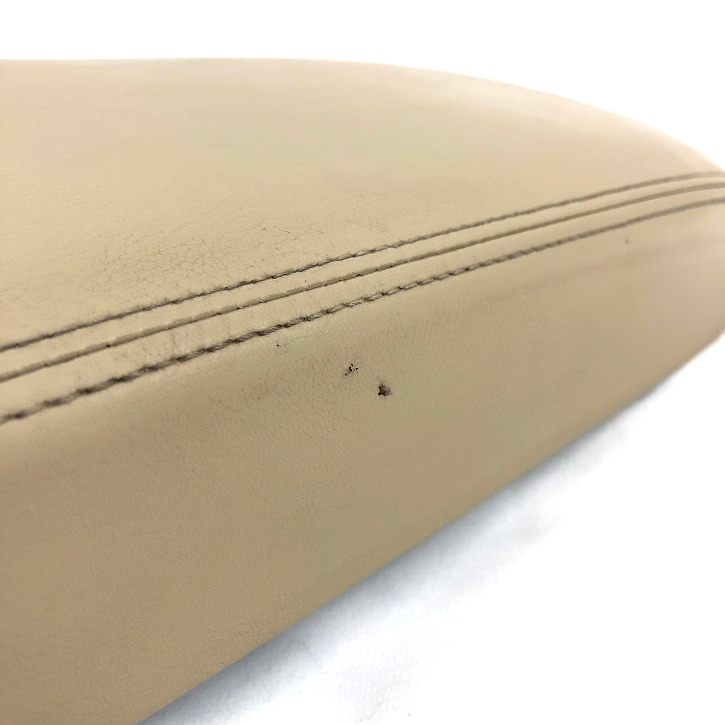 2009-2014 Acura TSX Center Console Lid Beige Tan Leather OEM Armrest W/ Slider