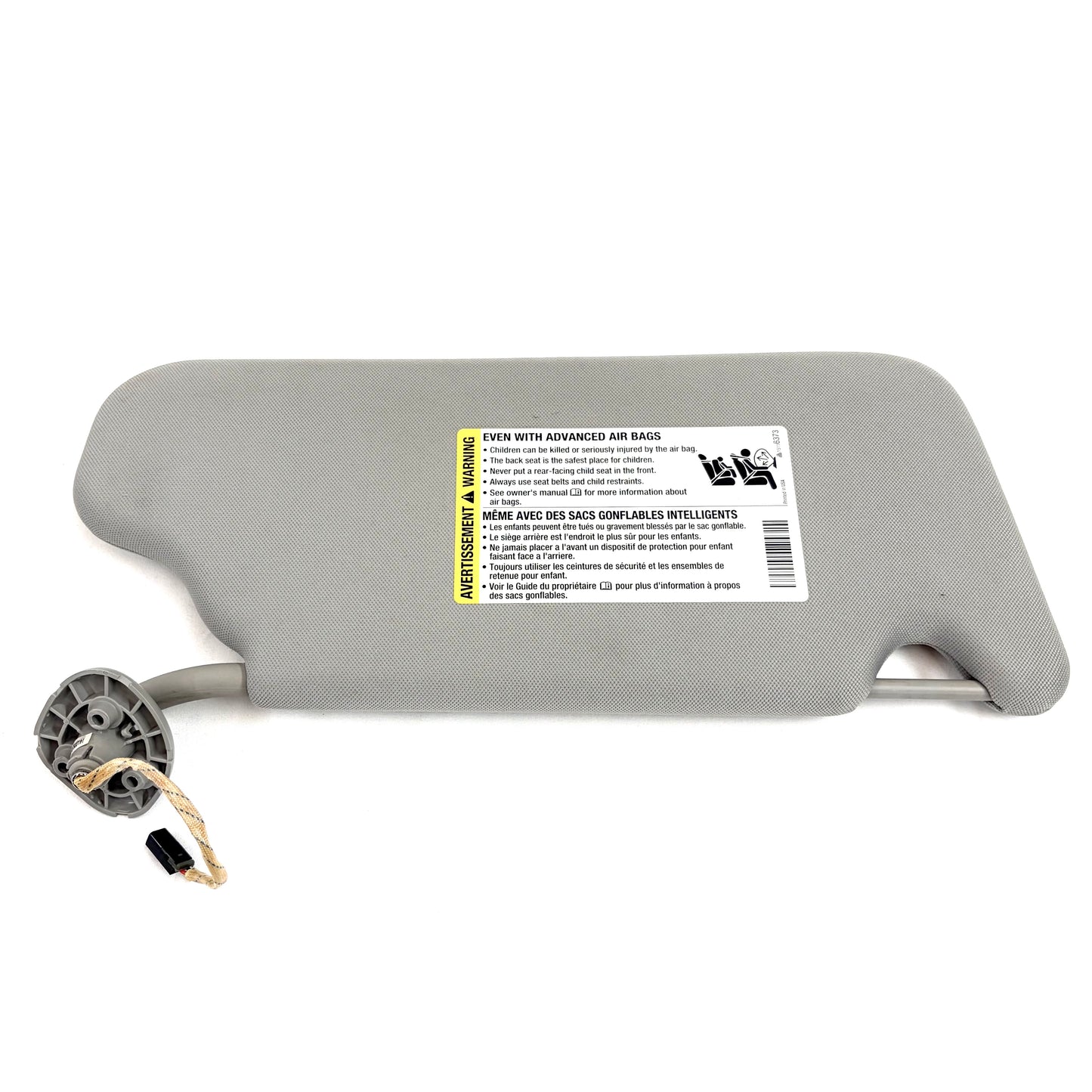 2006-2013 Chevy Impala Sun Visor OEM Gray Left Side Driver W/ Lighted Mirror