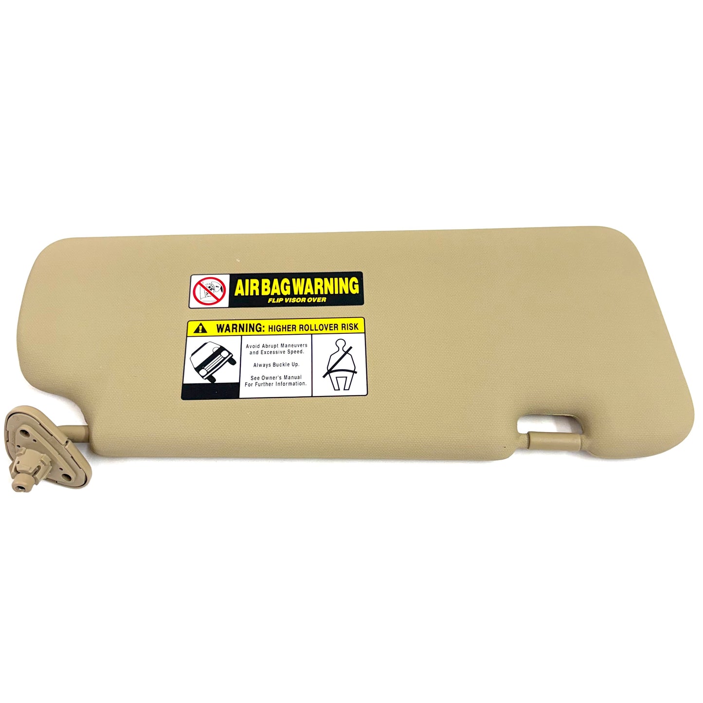 2007-2011 Honda CR-V Driver Sun Visor OEM Shade Left Tan Beige CRV