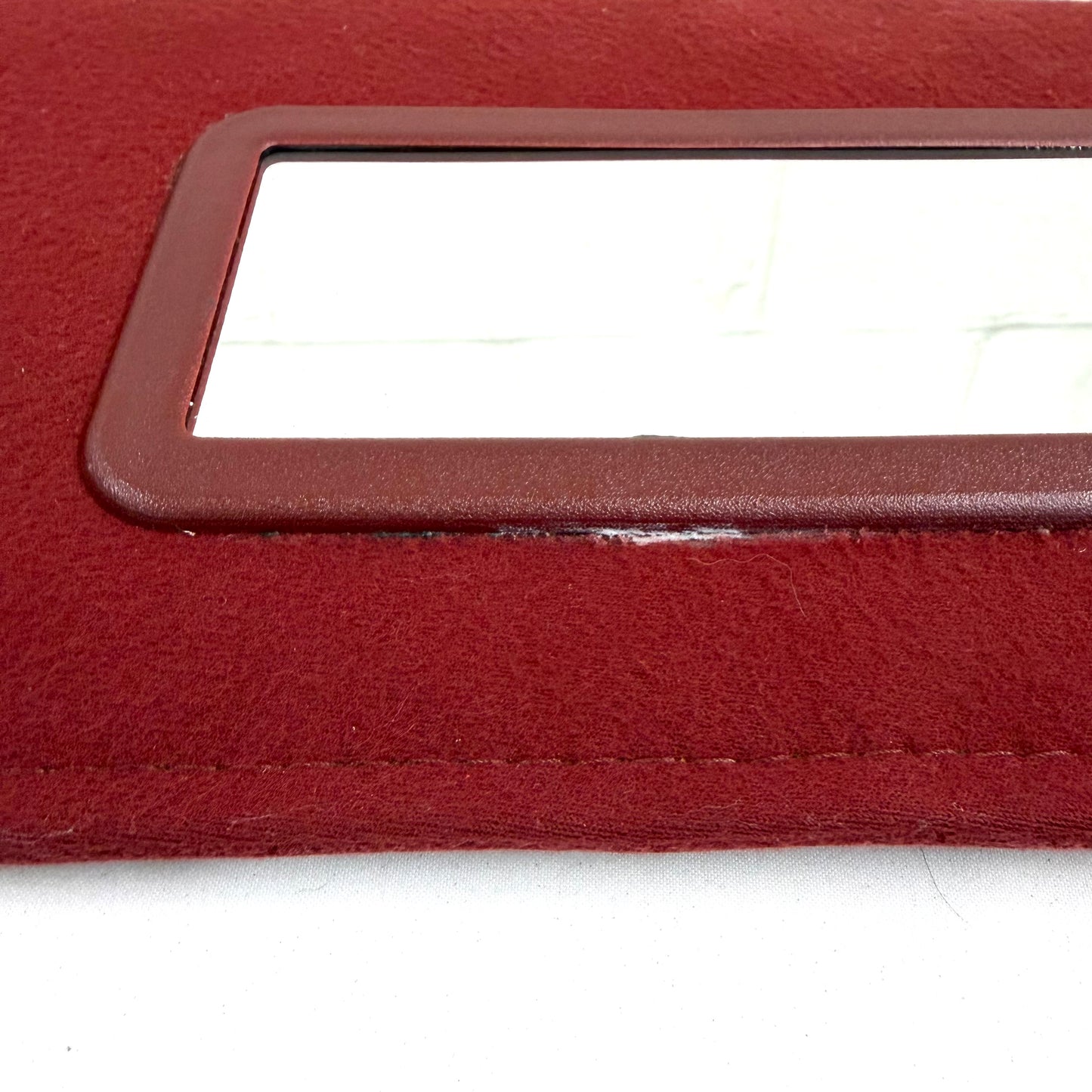 1988-1995 Silverado Sierra Sun Visors Pair Passenger Driver OEM Red Burgundy