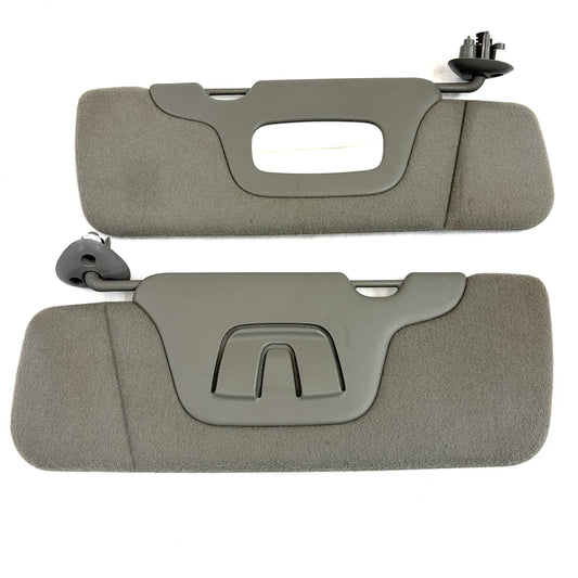 1999-2006 Chevy Silverado GMC Sierra Sun Visors GRAY Passenger Driver OEM