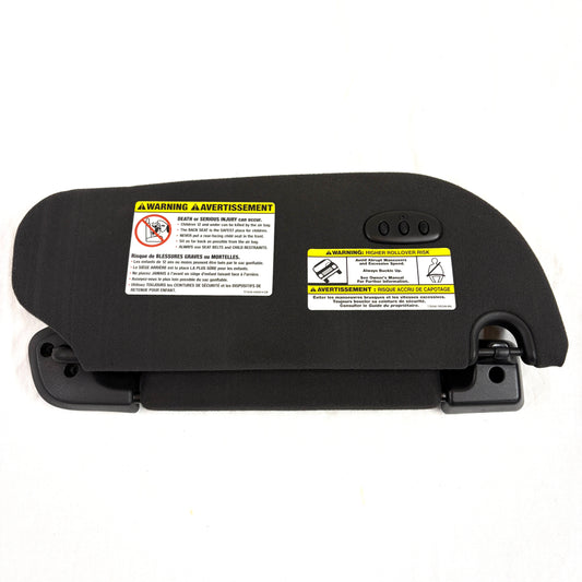 2007-2014 Ford Expedition Sun Visor Driver Left Side OEM Black W/ Homelink