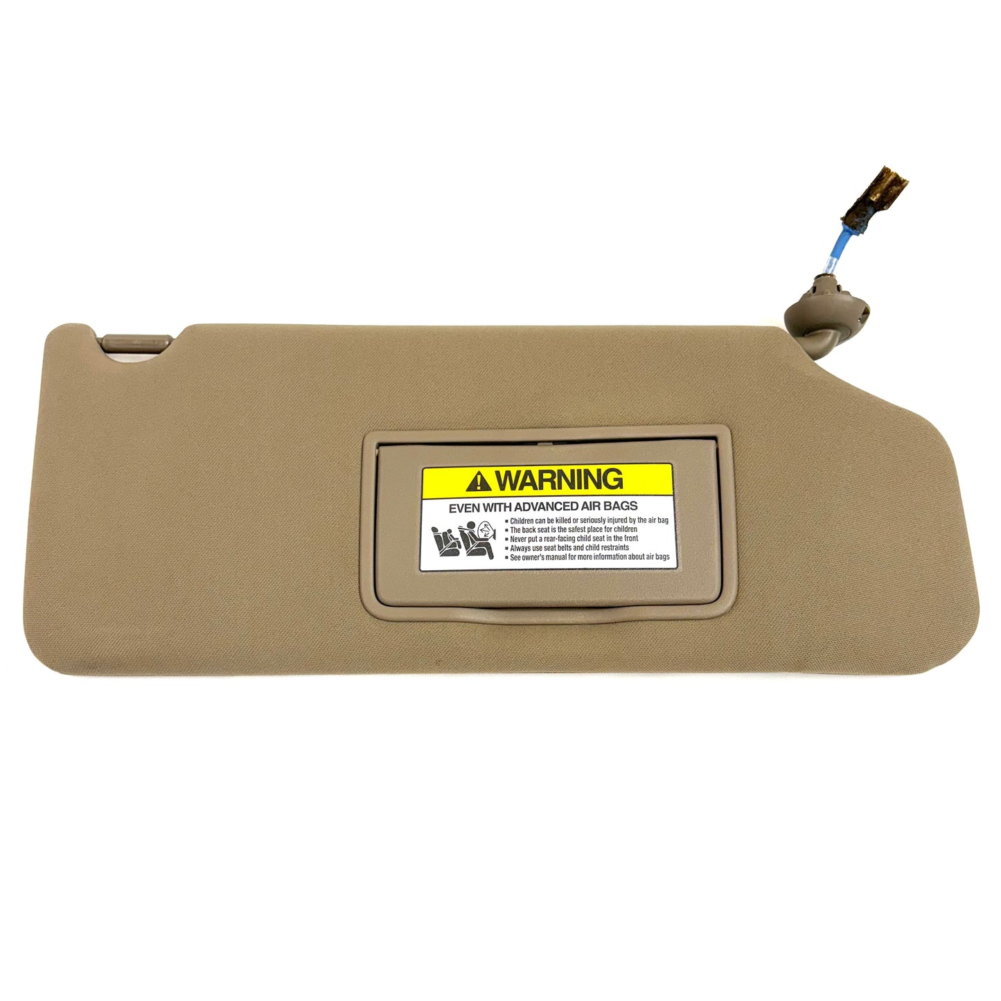 2009-2015 Honda Pilot Sun Visor Passenger OEM Right Shade Tan Beige