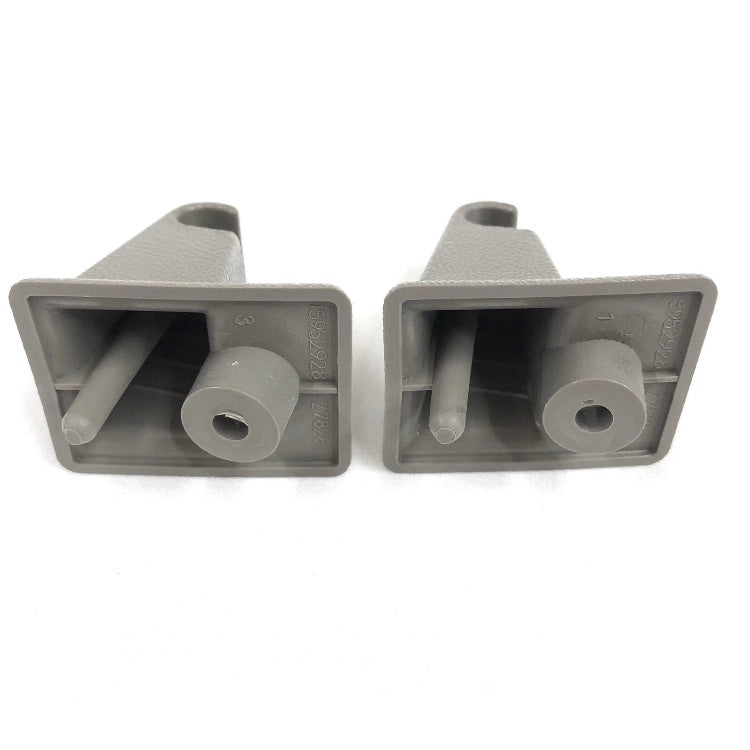 1995-1999 Suburban Sun Visor Clips Pair Passenger Driver GRAY Retainer Hooks Mounts