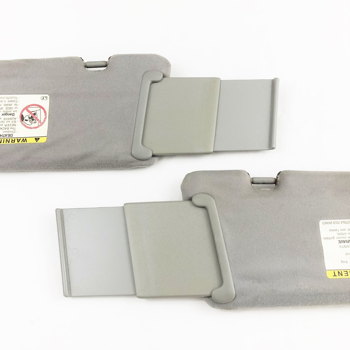 1997-2001 Toyota Camry Sun Visors GRAY Pair OEM Left Right Shades Passenger Driver