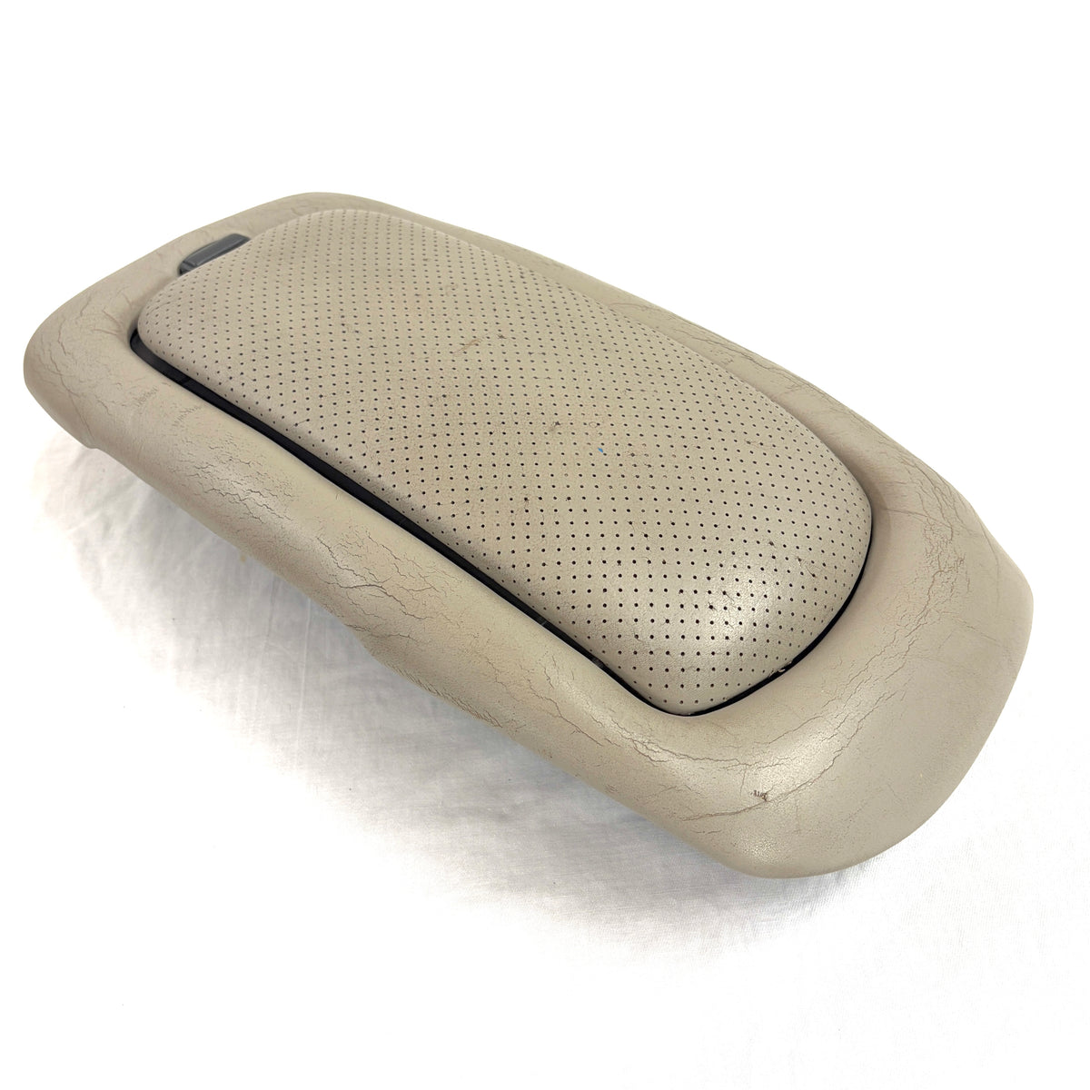 1999-2000 Cadillac Escalade Center Console Lid Armrest Storage OEM Beige Leather Yukon Denali
