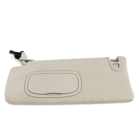2013-2016 Dodge Dart Sun Visor Driver Left OEM Beige W/ Lighted Mirror