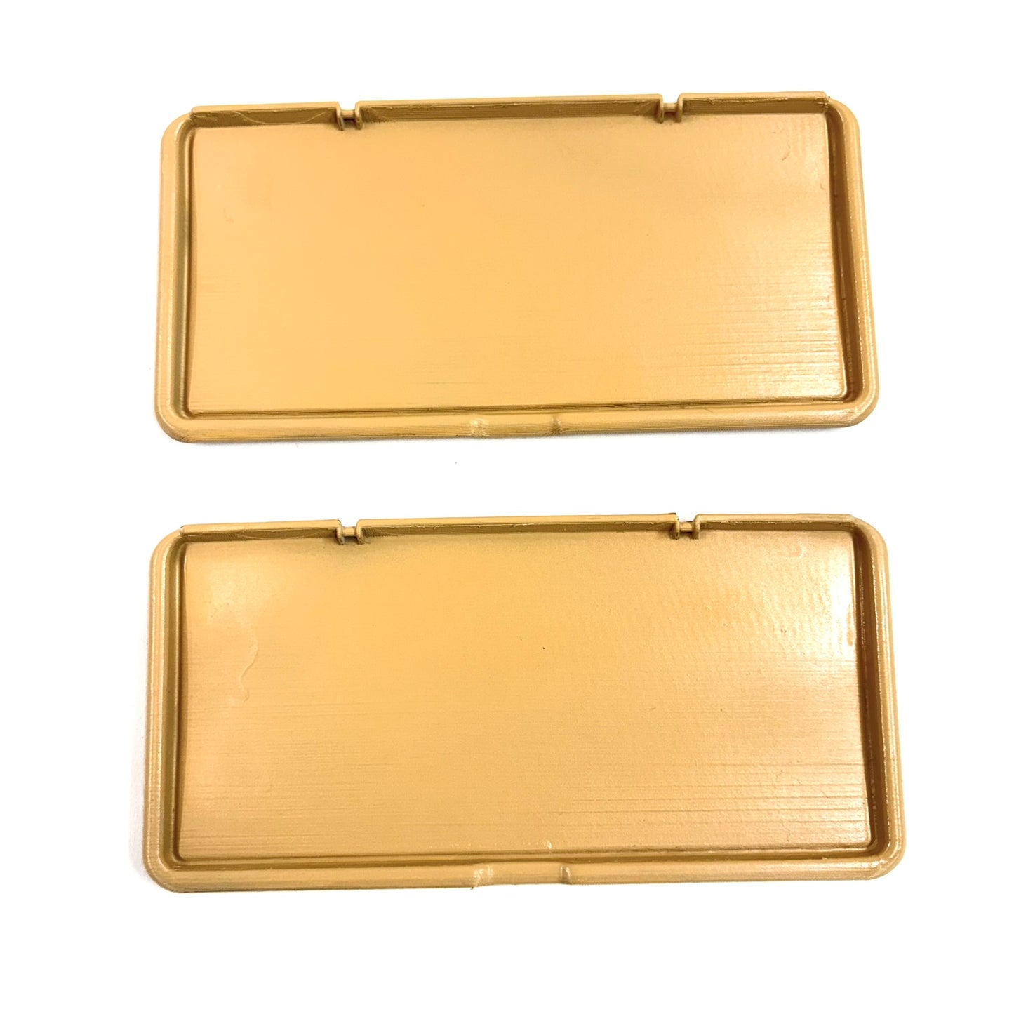 Sun Visor Mirror Repair! 1995-2000 Suburban Yukon Tahoe Vanity Mirror Lid Replacement Pair (x2) Passenger and Driver Tan Beige