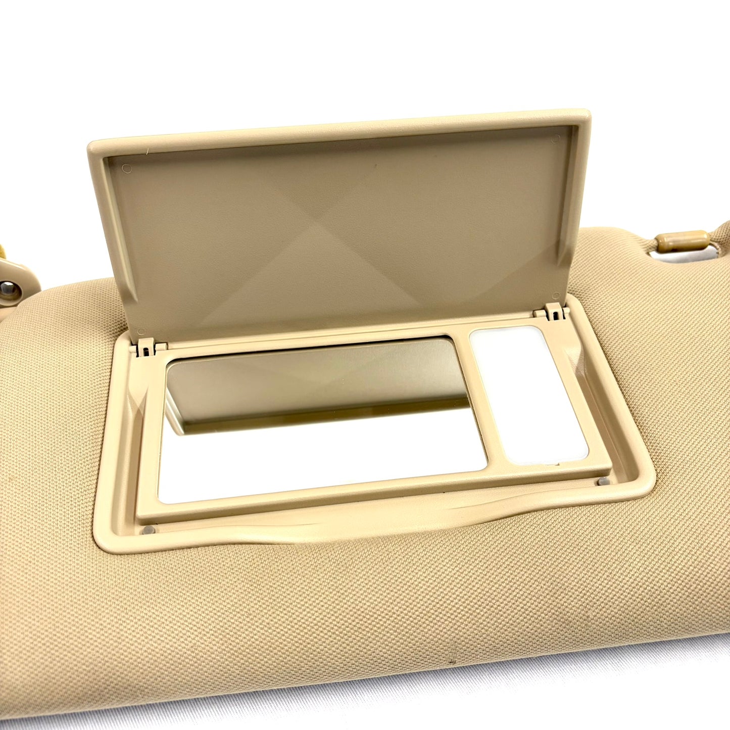 2006-2014 Subaru Tribeca B9 Driver Sun Visor OEM Tan Beige Left Side Shade