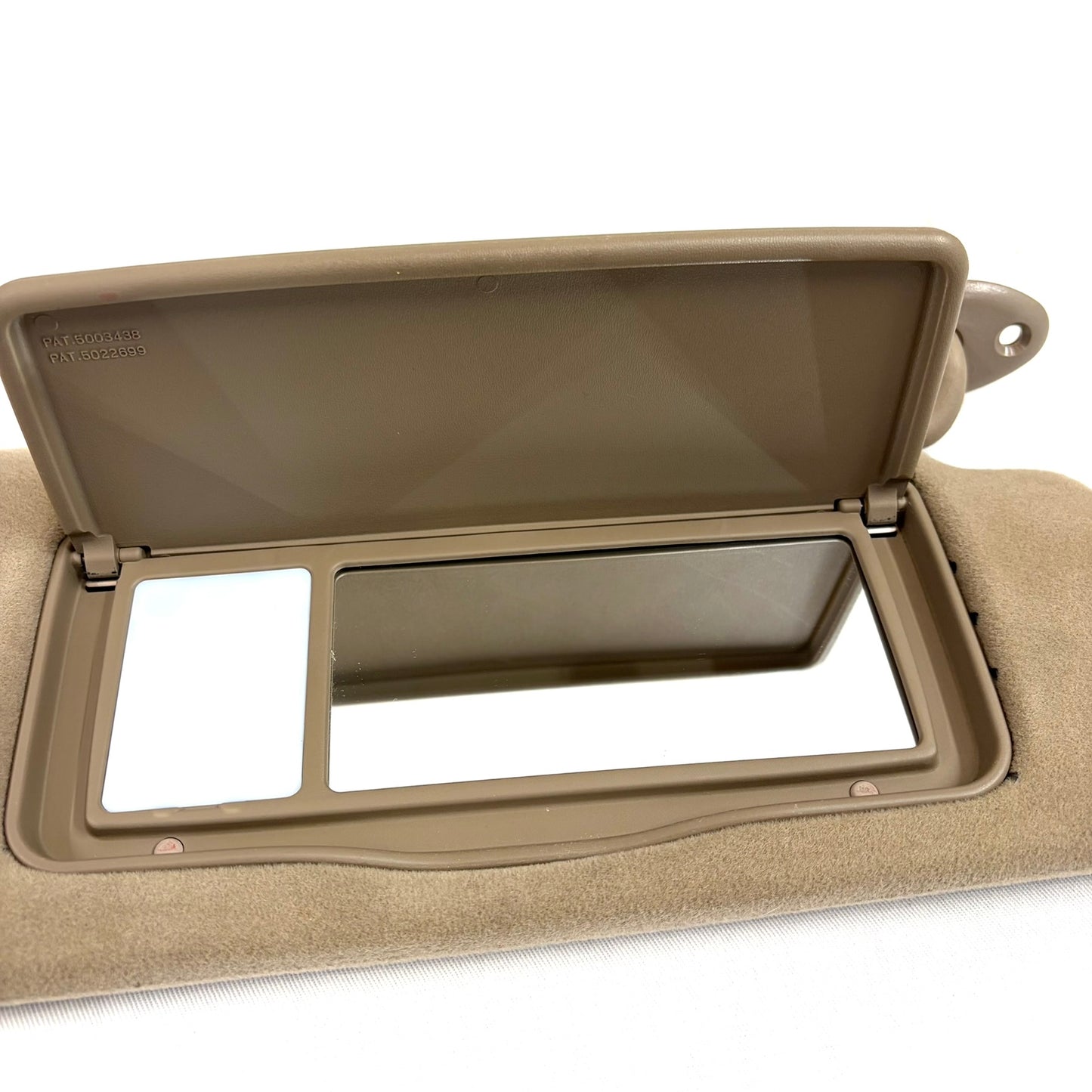 1996-2002 Toyota 4Runner Sun Visors Tan Brown Passenger Driver Shades OEM W/ Light