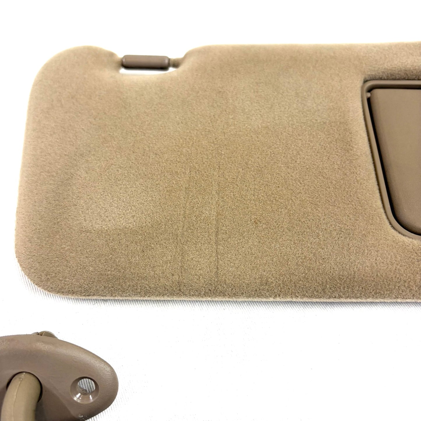 1996-2002 Toyota 4Runner Sun Visors Tan Brown Passenger Driver Shades OEM W/ Light