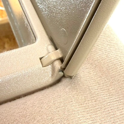 1997-2001 Toyota Camry Sun Visors OEM Tan Beige Passenger Driver Pair Shades