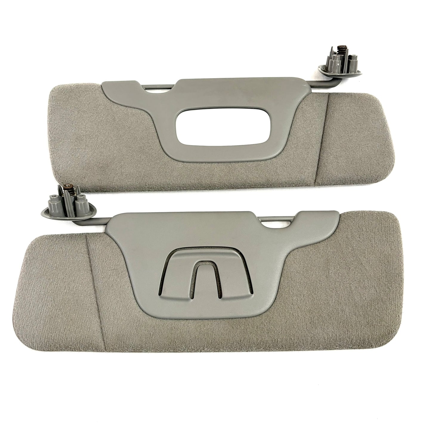 1999-2006 Chevy Silverado GMC Sierra Sun Visors GRAY Passenger Driver OEM