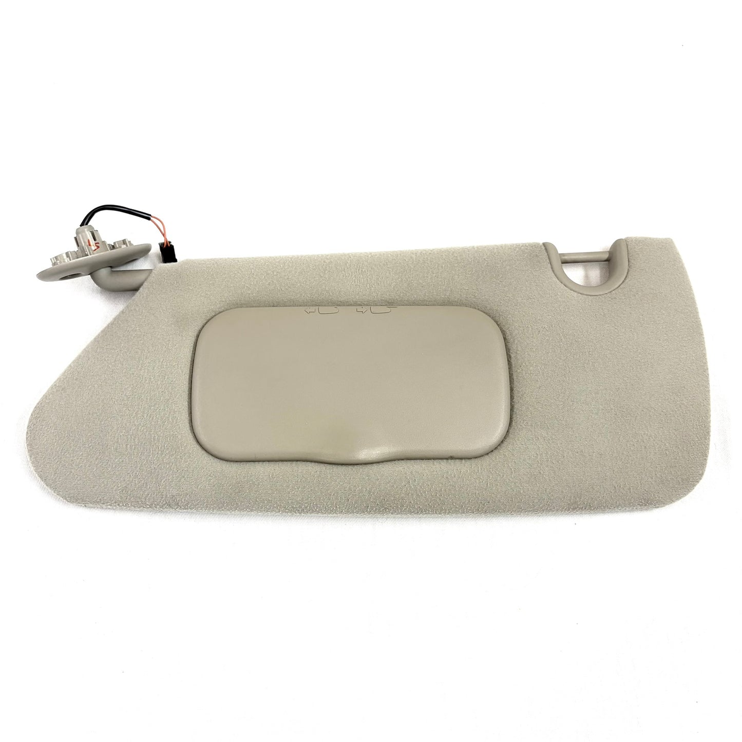 2001-2007 Town & Country Caravan Voyager Sun Visor OEM Driver Left Side Gray W/ Lights