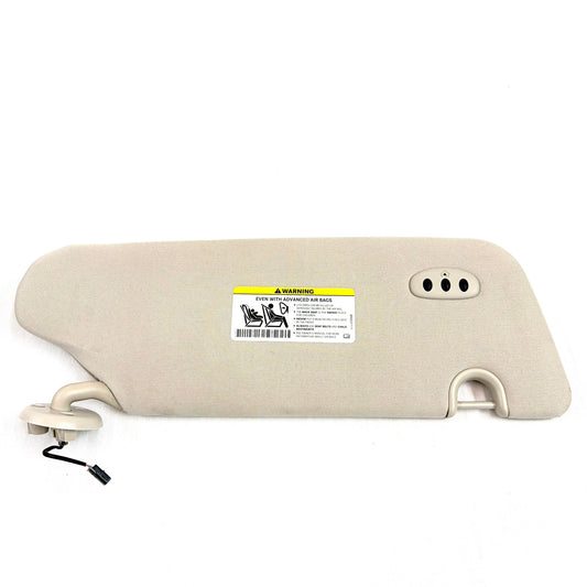 2008-2016 Chrysler Town & Country Sun Visor Driver Left Side Beige OEM W/ Homelink