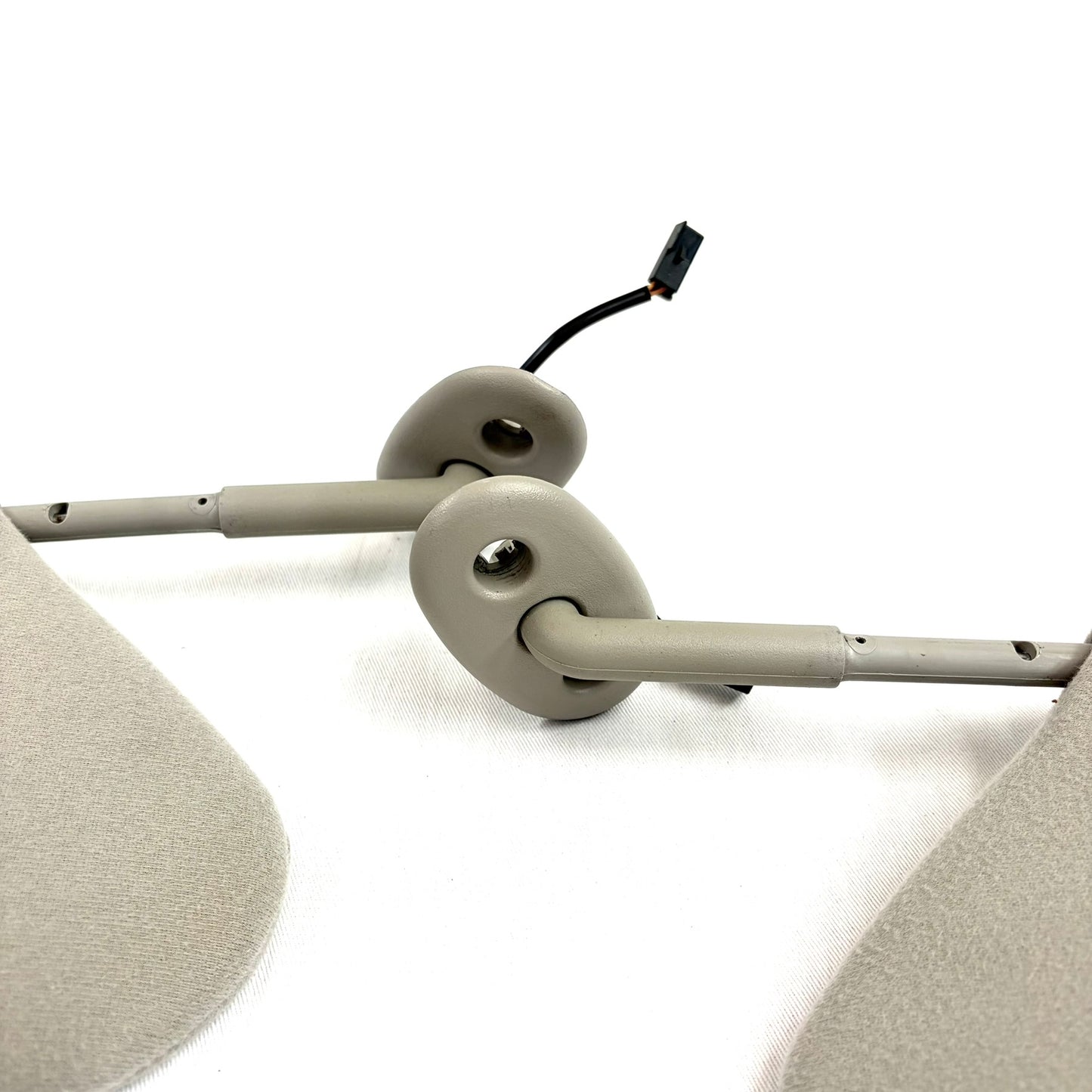 2001-2007 Town & Country Sun Visors Pair Passenger Driver GRAY OEM W/ Lights Dodge Grand Caravan