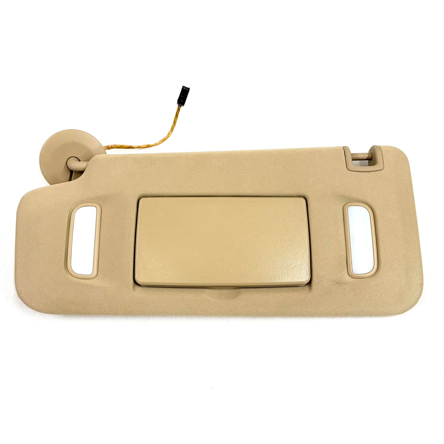 2007-2017 Buick Enclave Driver Sun Visor OEM Tan Beige Left Shade W/ Lighted Mirror Traverse Acadia
