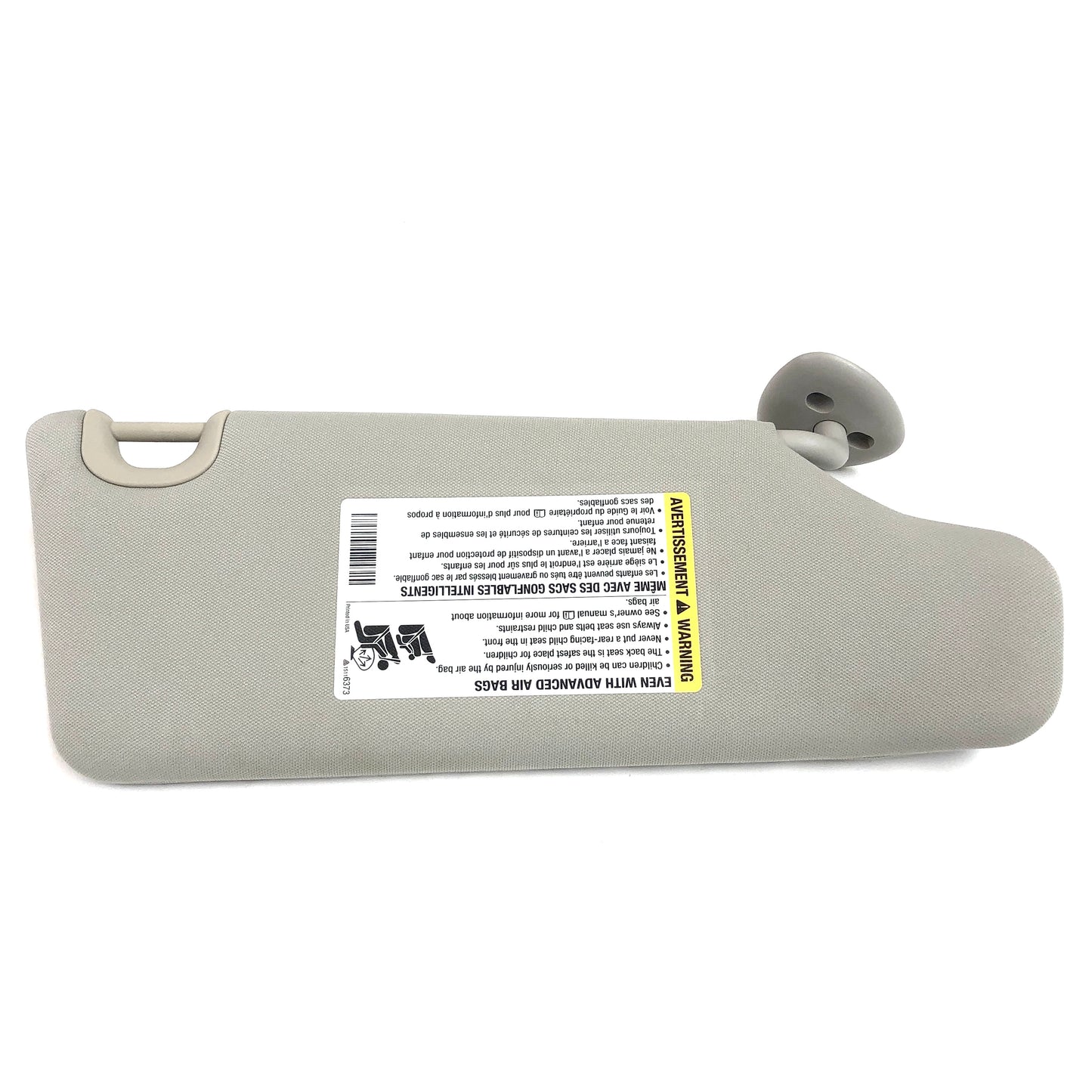 2006-2011 Chevrolet HHR Driver Sun Visor OEM Shade Left Opel Gray