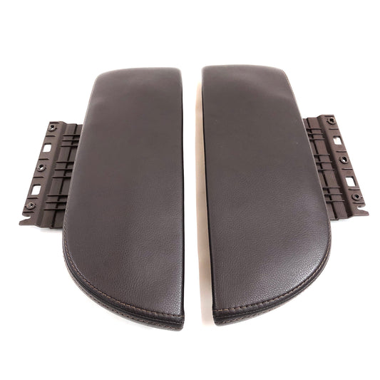 2007-2009 Acura MDX Center Console Lid Paddles Leather Armrest Bordeaux Maroon