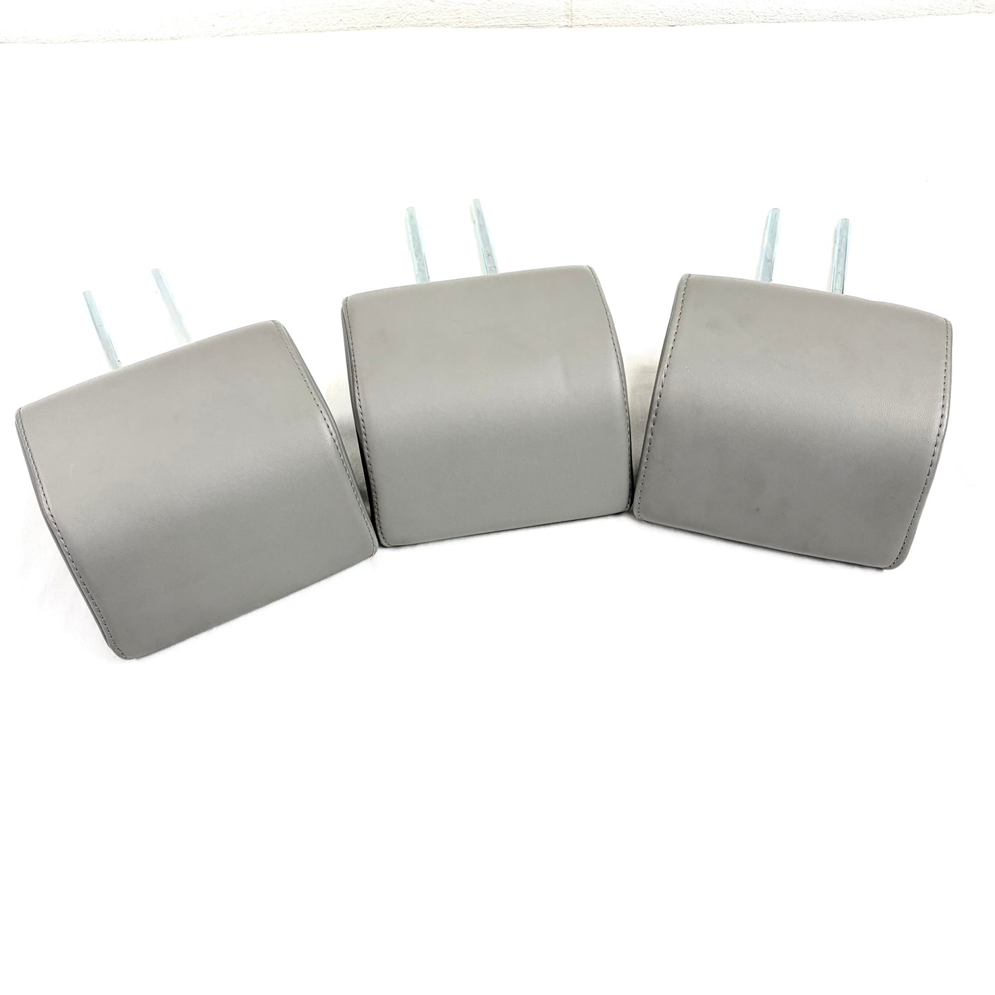 2009-2011 Honda Pilot Rear Seat Headrests Gray Set (3) OEM Leather 3rd Row