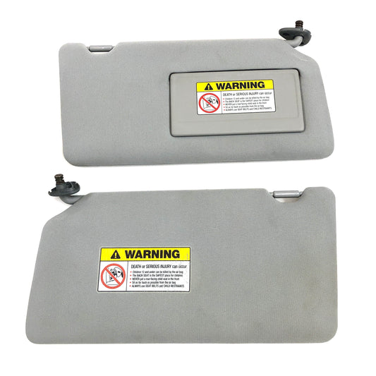 2003-2006 Honda Element GRAY Sun Visors OEM Pair Passenger Driver Shades Pair