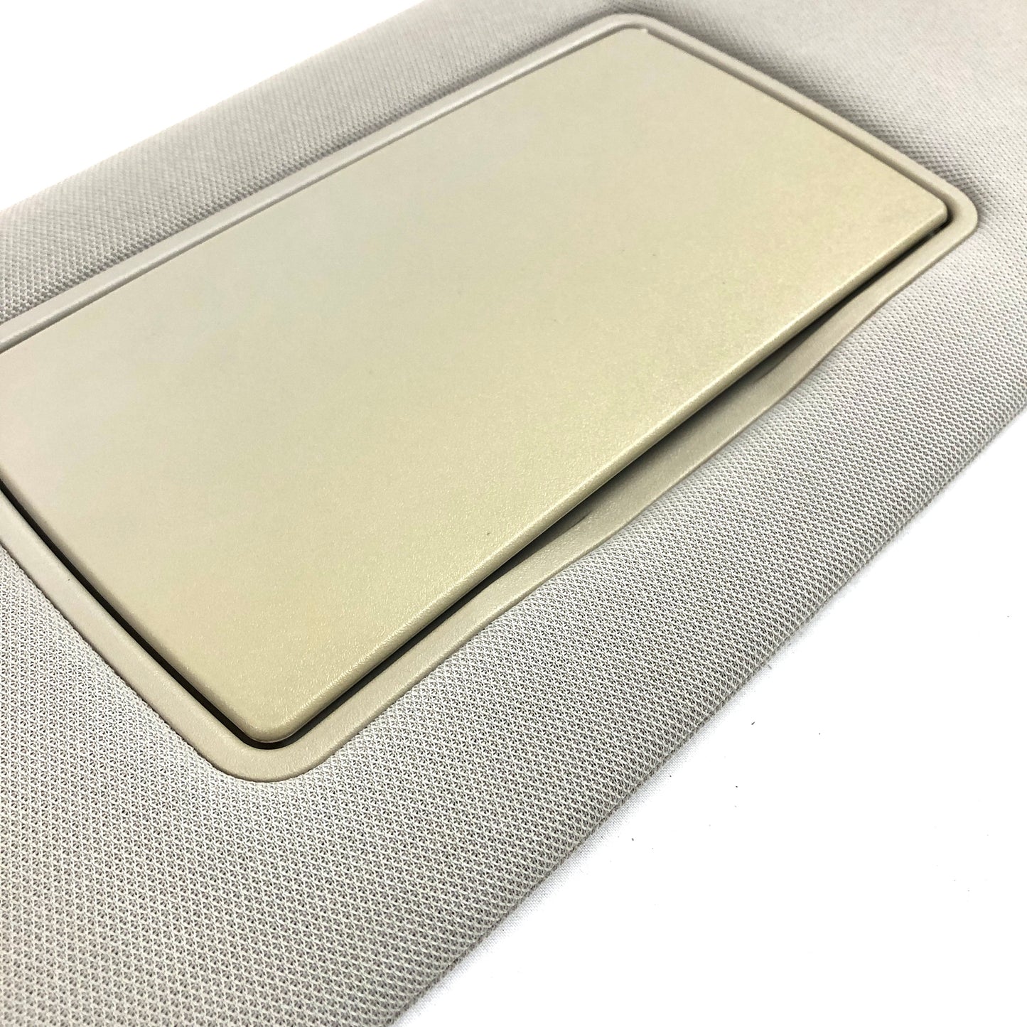 2007-2012 Nissan Sentra Sun Visor Driver Left Side Cloth OEM GRAY W/ Lighted Mirror