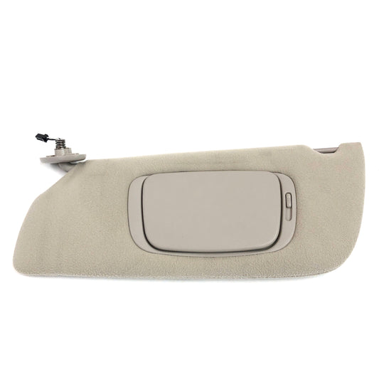 1999-2004 Jeep Grand Cherokee Sun Visor Left Driver BEIGE OEM Side Shade W/ Lights