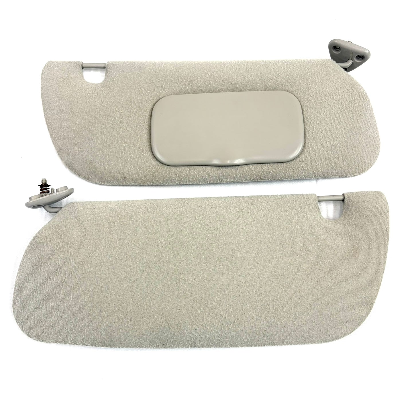 1999 Dodge Dakota Sun Visors Pair Passenger Driver Cloth OEM Shades