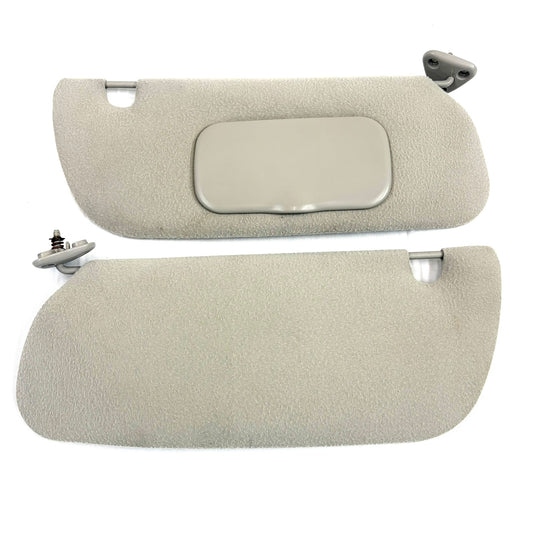 1999 Dodge Dakota Sun Visors Pair Passenger Driver Cloth OEM Shades