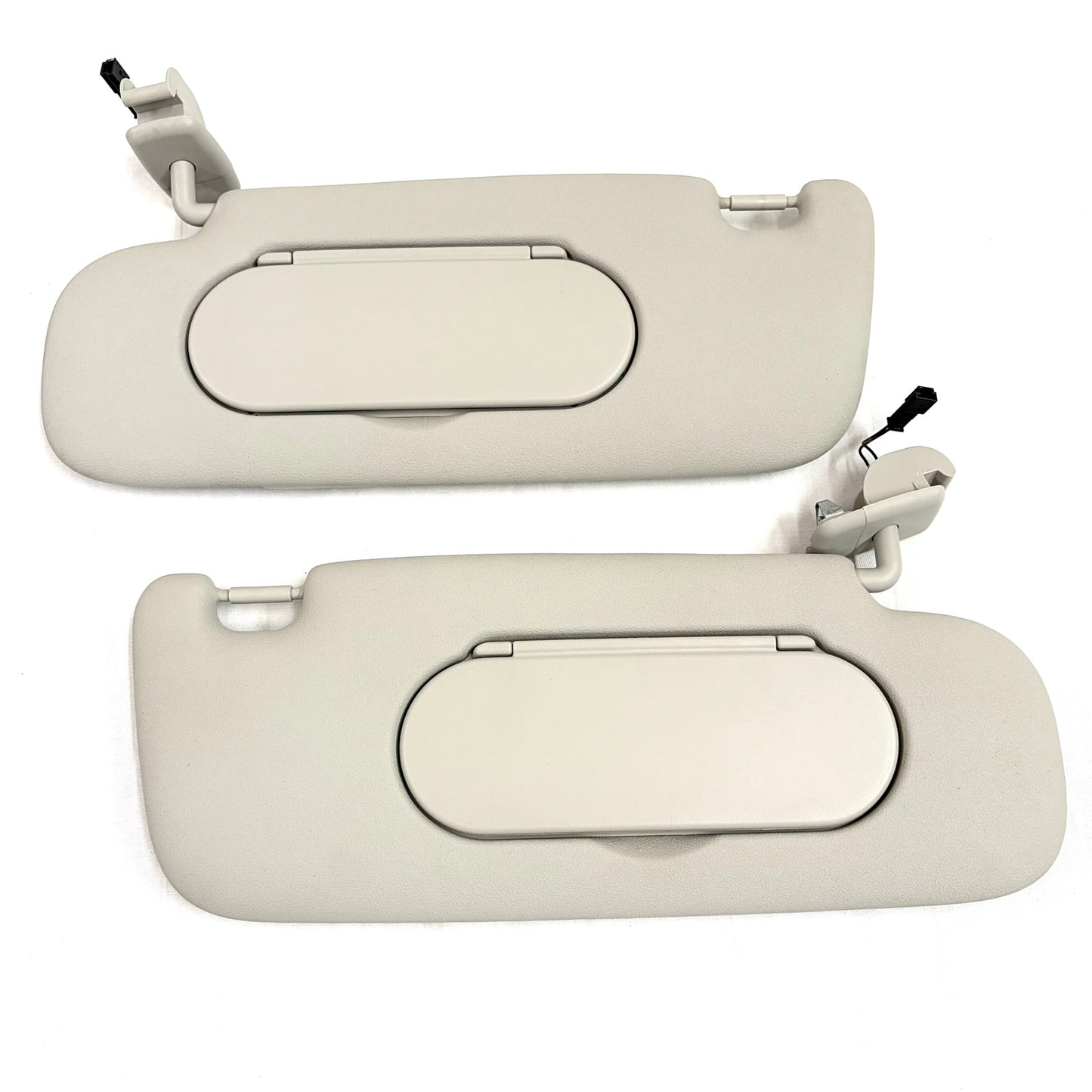 2016-2024 Mini Cooper Clubman Sun Visors Passenger Driver OEM Shades 3-Piece Set W/ Lights