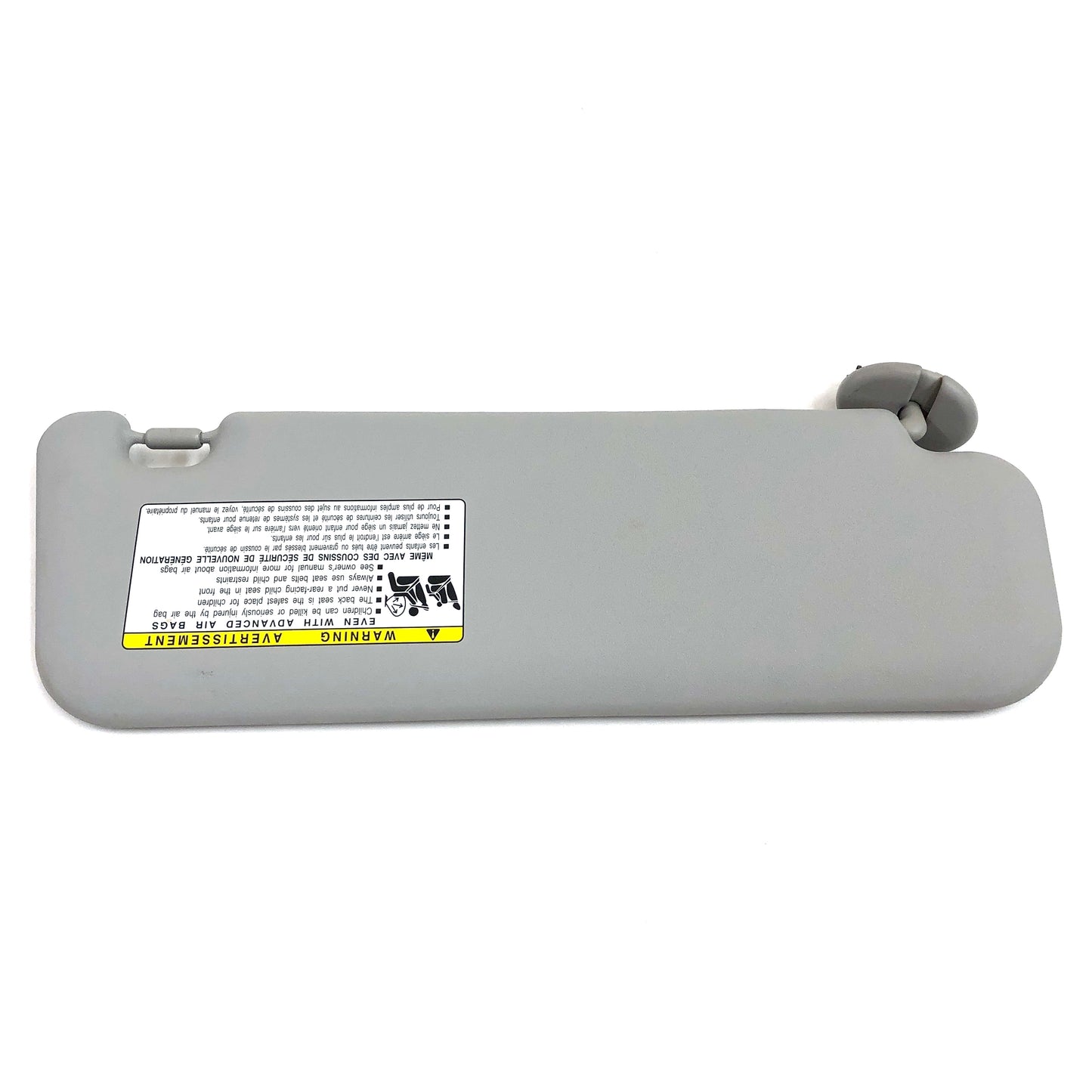 2008-2015 Scion xB Driver Sun Visor OEM Shade Left GRAY Vinyl