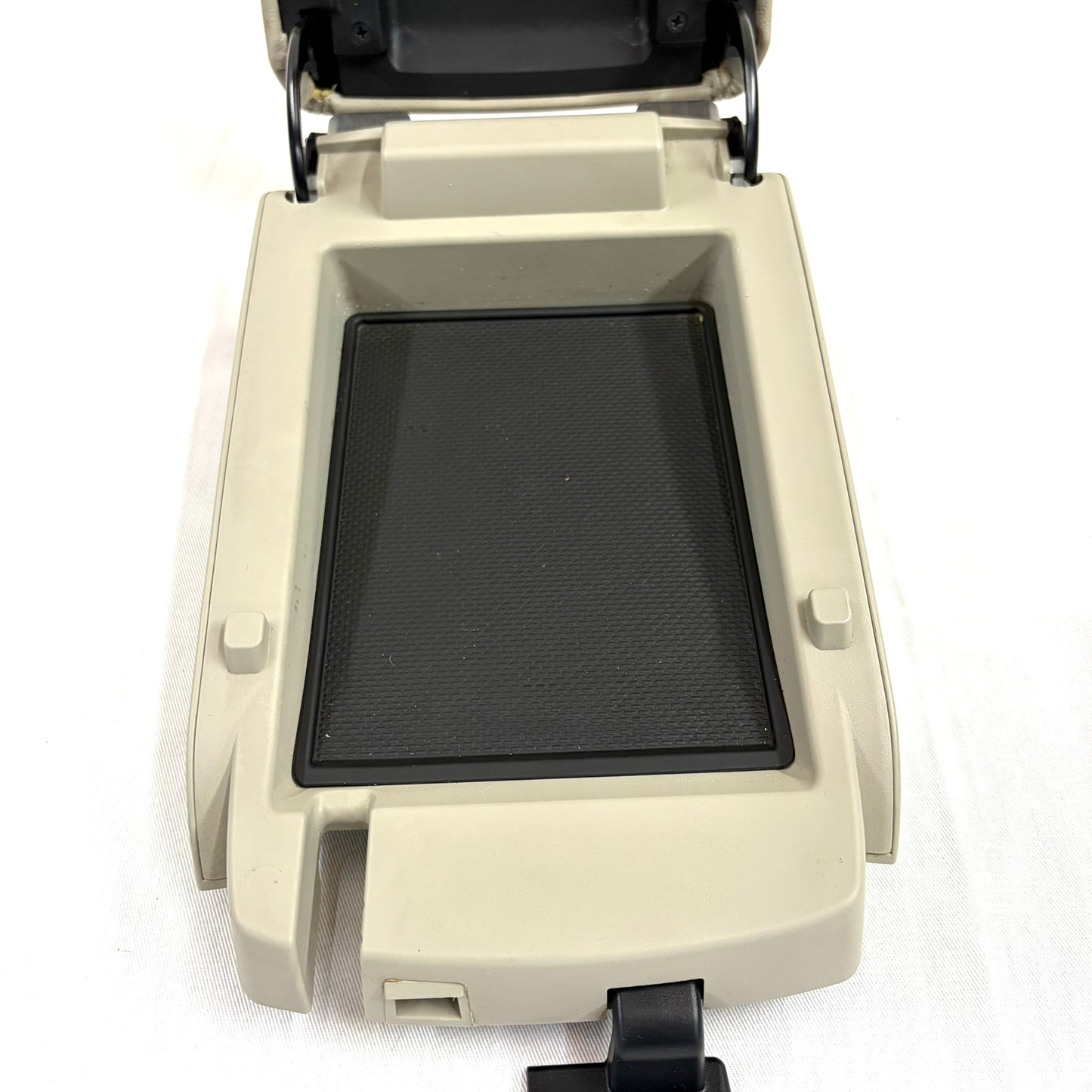 2010-2014 Subaru Legacy Outback Center Console Lid Armrest Beige Tan Leather OEM Storage