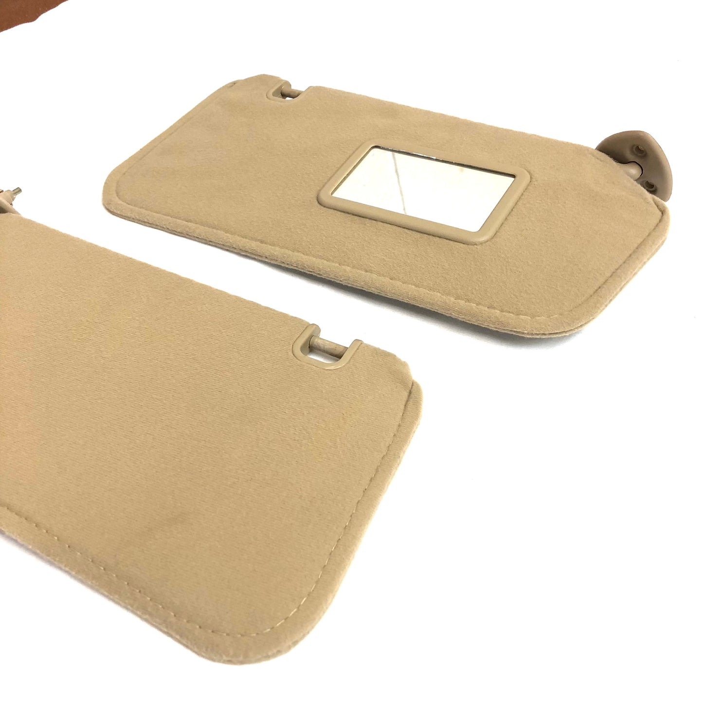 1996-2002 Saturn S Series Sun Visors TAN Driver Passenger Side OEM Pair SL2 SW2 SL