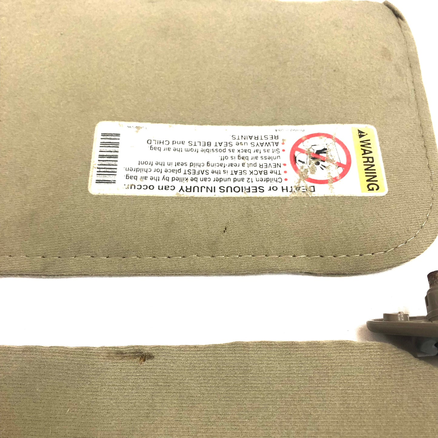 1995-1998 Chevrolet Silverado Tan Beige Sun Visors OEM Pair Left Right