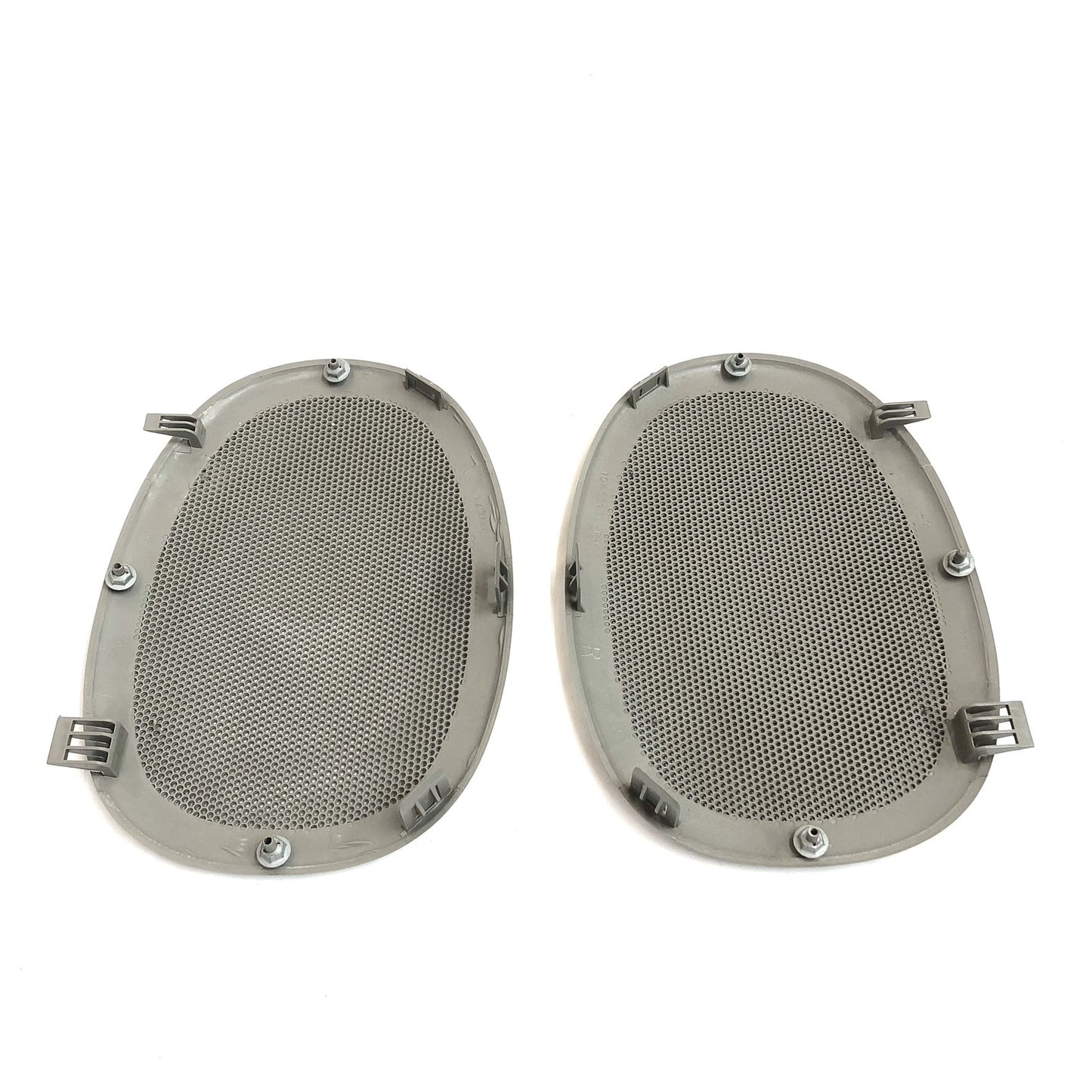 2000-2005 Chevy Impala Speaker Covers GRAY OEM Pair Rear Deck Grilles Plastic