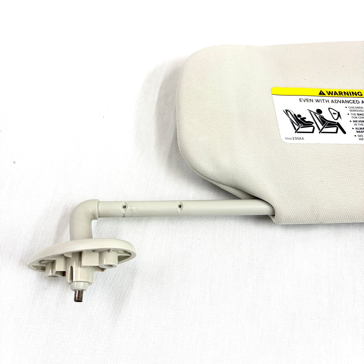 2007-2017 Jeep Compass Patriot Sun Visor Driver Left Side OEM Ivory Beige