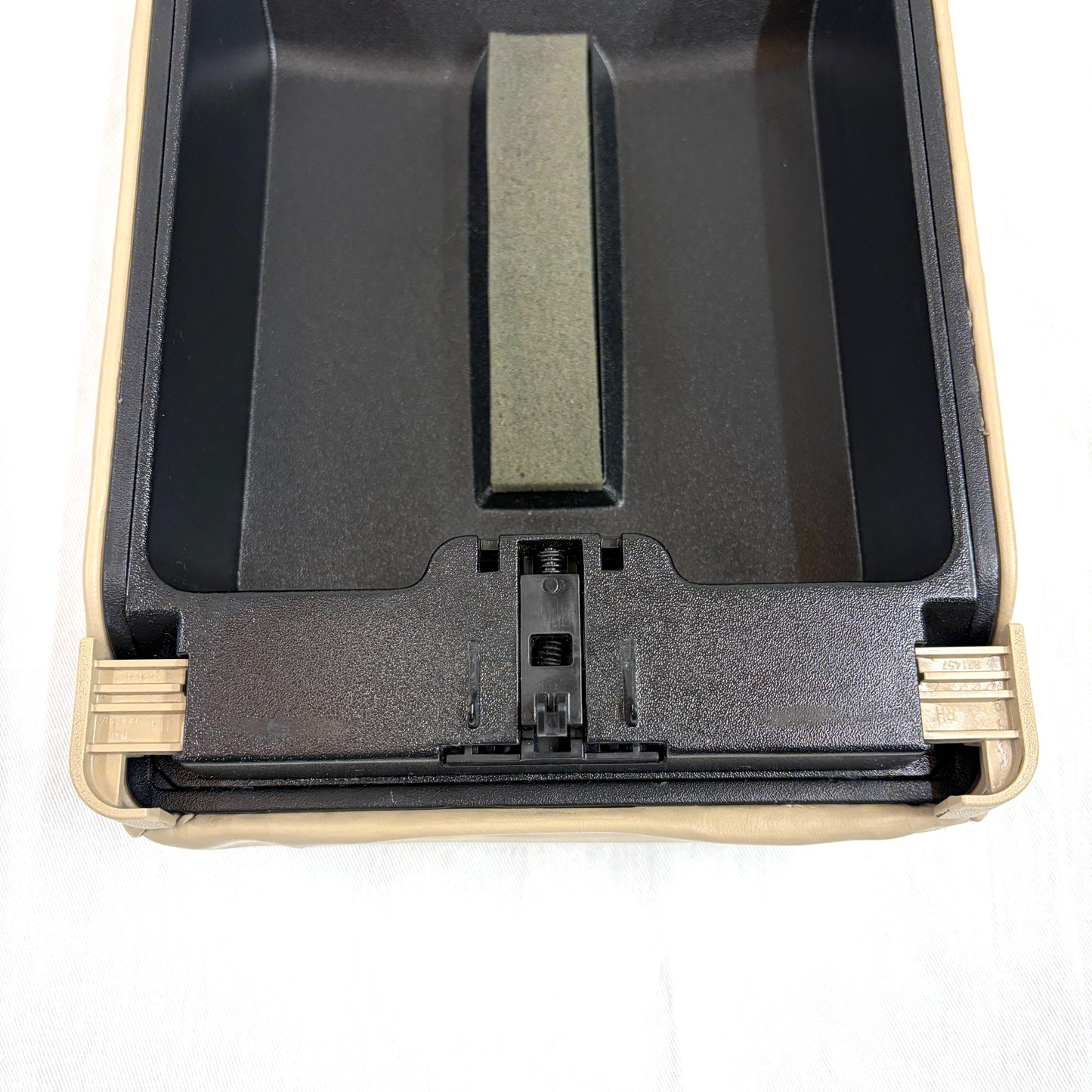 2000-2005 Buick LeSabre Center Console Lid Armrest OEM Cashmere Beige Tan Leather 13.5"