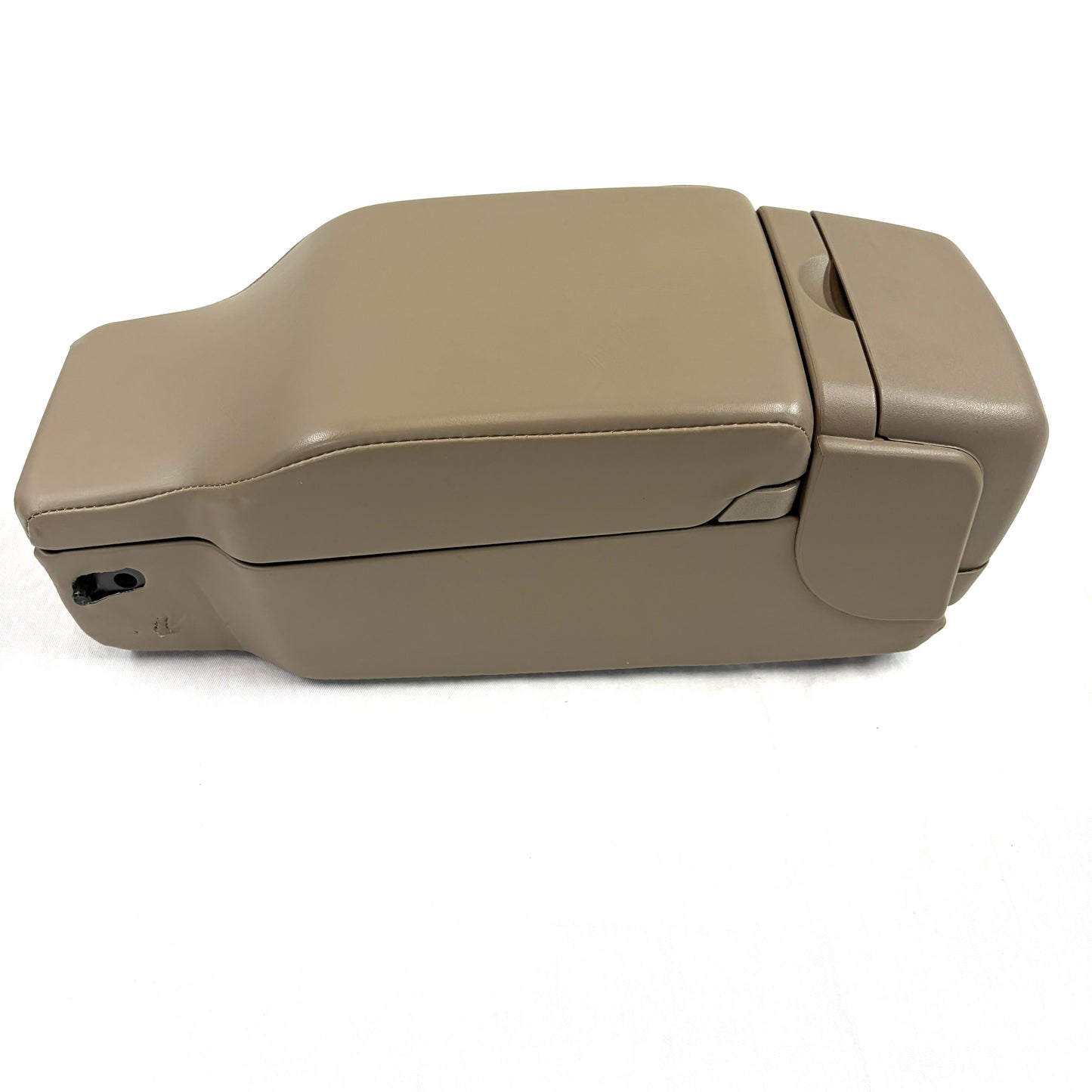 2000-2005 Buick LeSabre Center Console Lid Armrest Cup Holders OEM Dark Beige Tan Leather 13.5"